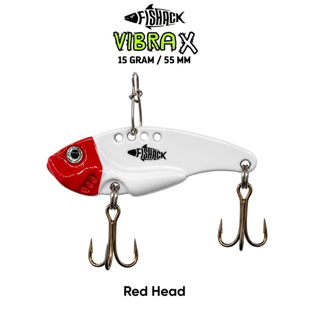 Fishack VibraX - 15g 55mm Red Head