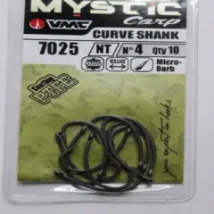 VMC Mystic Carp 7025NT No 4 Curve Shank Olta İğnesi