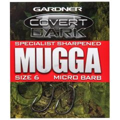 Gardner Specialist Sharpened Covert Dark Mugga Hooks Özel Bilenmiş Sazan İğnesi No 4