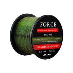 Effe Force 1000m 0.35mm Monofilament Bobin Misina Yeşil