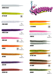 FUJIN Yummy Sandworm 7cm LRF Silikonu