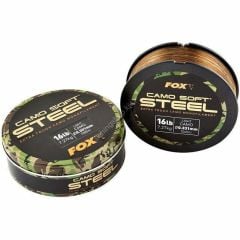 Fox Camo Soft Steel Light Camo 0.331 mm 1000 m Kamuflaj Sazan Misinası