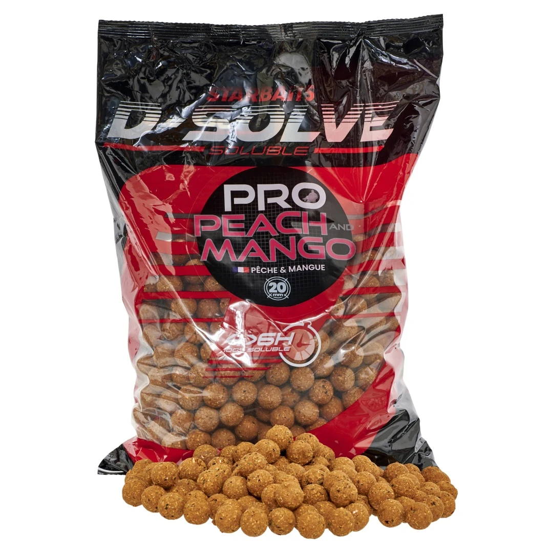 Starbaits Probiotic Peach and Mango D-Solve Boilies 2.5Kg Eriyen Boili