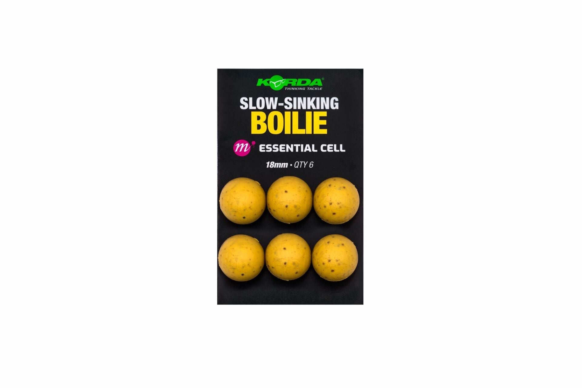 Korda Slow Sinking Boilie Essential Cell 18 mm Silikon Boili