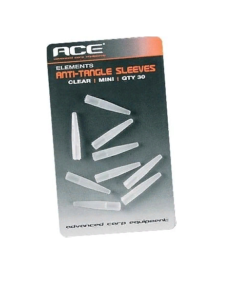 Ace Elements Anti Tangle Sleeves Clear Mini Rig Dolaşmayı Önleyici