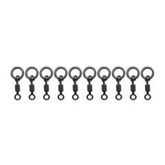 Trofem Flexi Hook Swivels M 10 Adet Rig Halkalı Fırdöndü