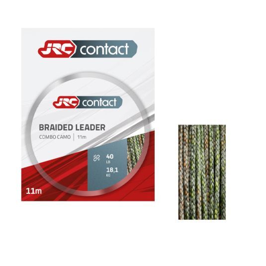 JRC Contact Braided Leader Combo Camo 65lb 11m
