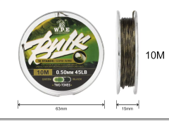 W.P.E Leadcore Leaders Bulk 10m 0,50mm 45LB 20kg