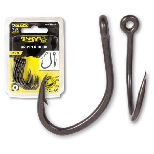 Black Cat Gripper Hook DG Nr. 1/0 Yayın Balığı İğnesi
