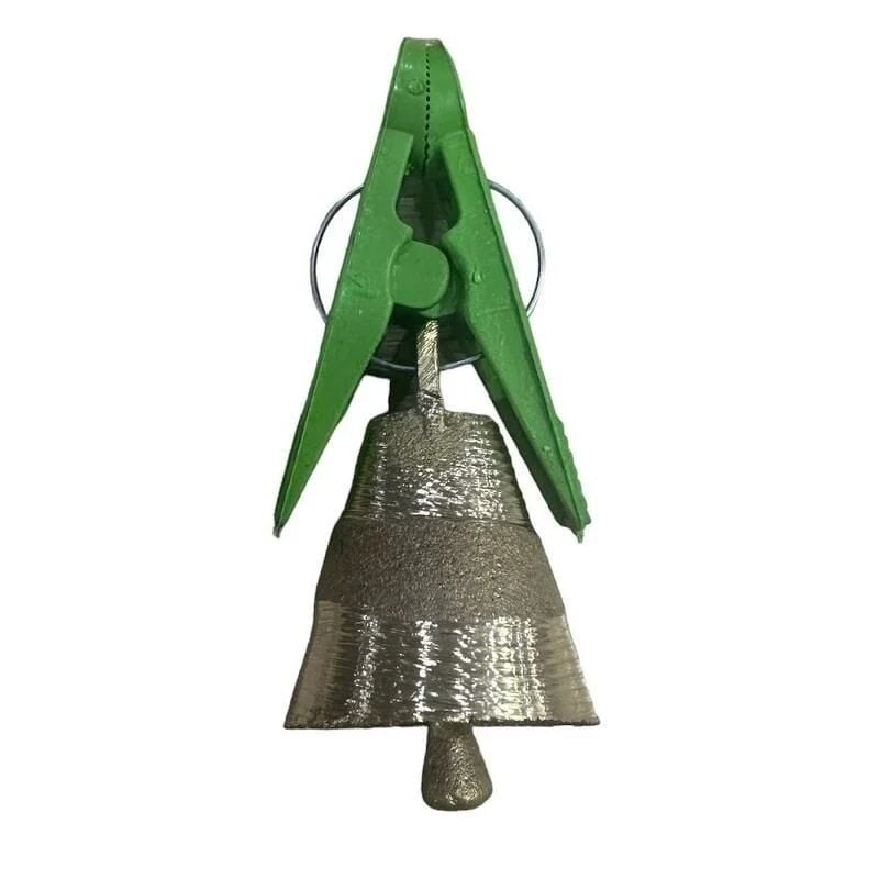 Mandallı Sarı Döküm Yavrulu Zil No-6