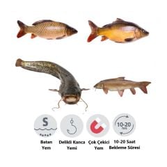 Trofem 8 mm Red Halibut Delikli Pelet Yem