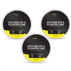 Avid Carp Outline Zig & Floater Line 12lb 100m