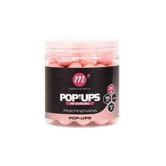 Mainline High Visual Fluo Pink Pinenana 15mm 250ml Sazan Pop Up