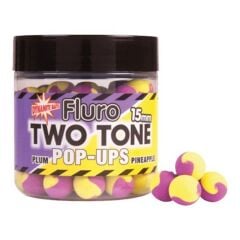 Dynamite Baits Pop-up Fluro Two Tone Plum & Pineapple 15mm