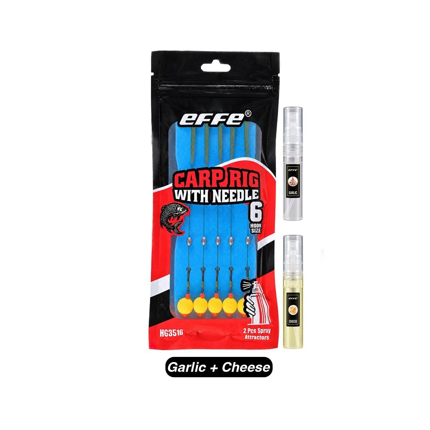 Effe Carp Rig With Needle 12 mm Pop Up İğne No: 6 Hazır Sazan Rigi