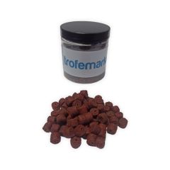 Trofem 8 mm Red Halibut Hookbaits Delikli Kanca Yemi 100 g