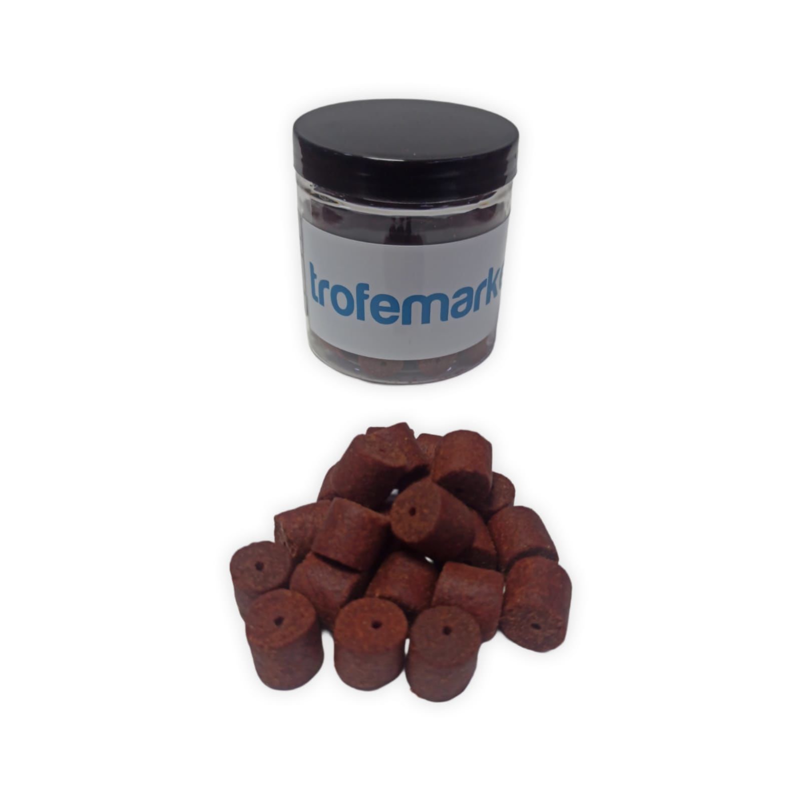 Trofem 14 mm Red Halibut Hookbaits Delikli Kanca Yemi 100 g