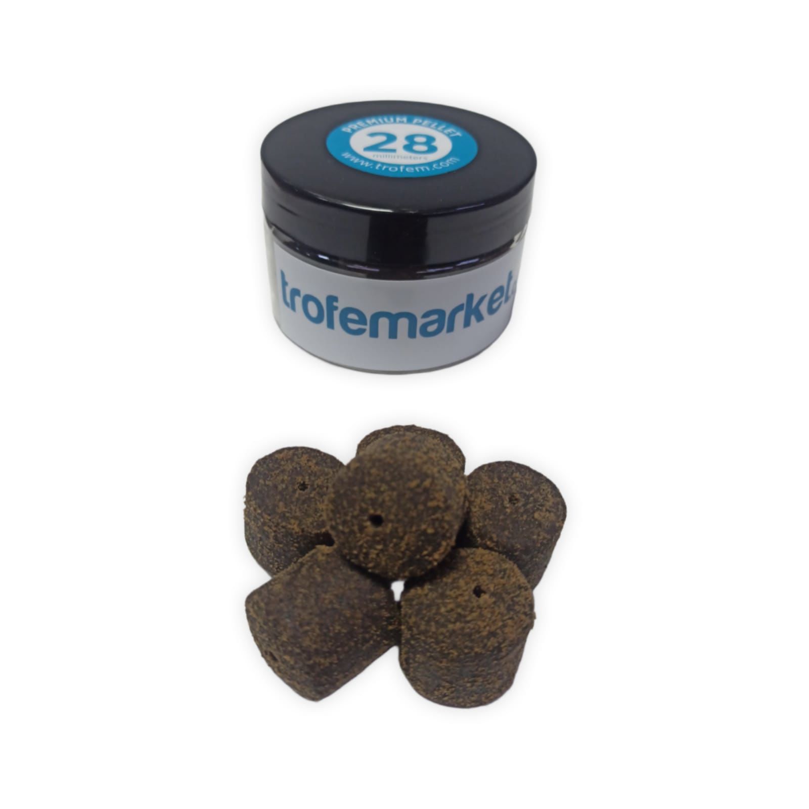Trofem 28 mm Monster Halibut Hookbaits Delikli Kanca Yemi 150 g