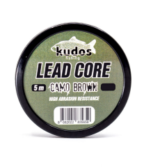 Kudos Lead Core Camo Brown 5m 35lb