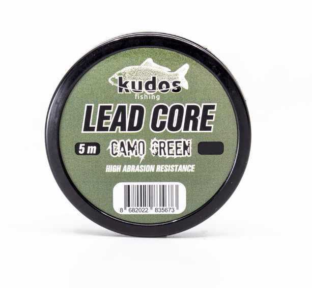 Kudos Lead Core Camo Green 5m 45lb