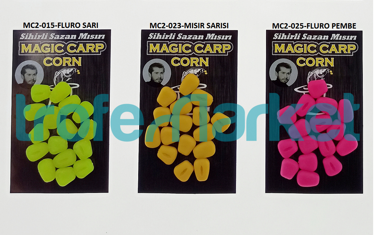 Magic Carp MC2 Serisi 10mm-11mm Yüzen Silikon Mısır Sazan Yemi