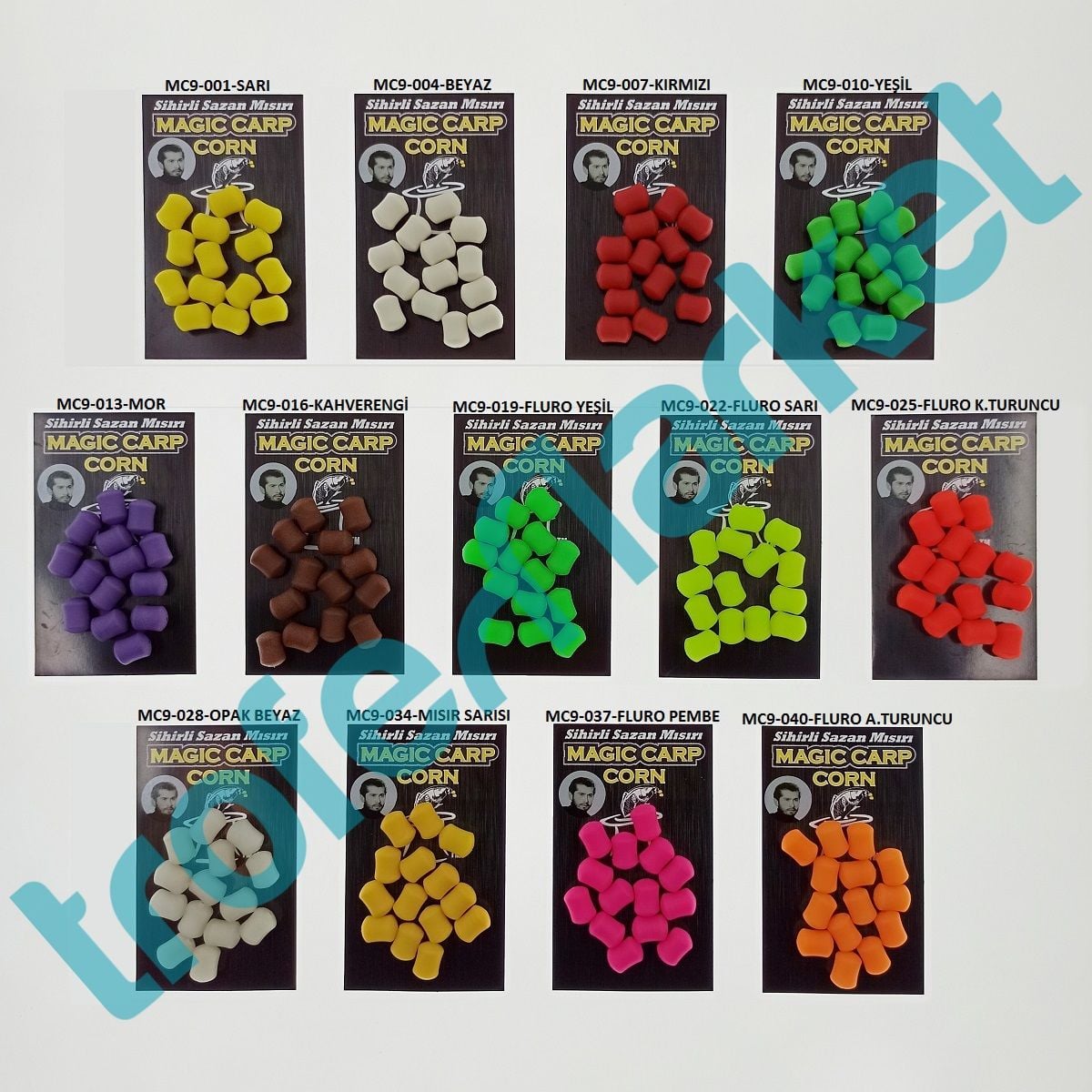 Magic Carp MC9 Serisi 14mm Dumbell Tipi Yüzen Silikon MC9-010-YEŞİL