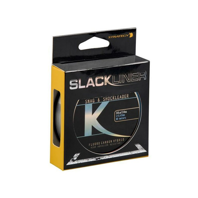 Strategy Slackliner Snag & Shock Leader Fluoro Carbon Hybrid
