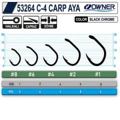 Owner C-4 Sazan İğnesi Carp Aya