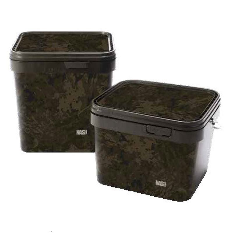 Nash Spot On Rectangular Bucket Camo 5L Kova
