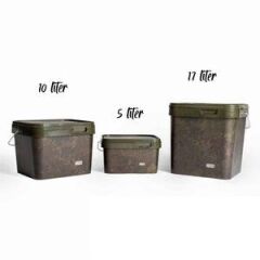Nash Spot On Rectangular Bucket Camo 5L Kova