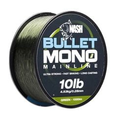 Nash Bullet Mono Mainline 0.33mm Green 1000m Sazan Misinası