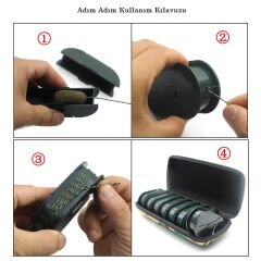 Rig Locker Leader & Lead Hard Case 8'li Kurşun + Lider Takımı Sert Taşıma Çantası