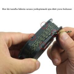 Rig Locker Leader & Lead Hard Case 8'li Kurşun + Lider Takımı Sert Taşıma Çantası