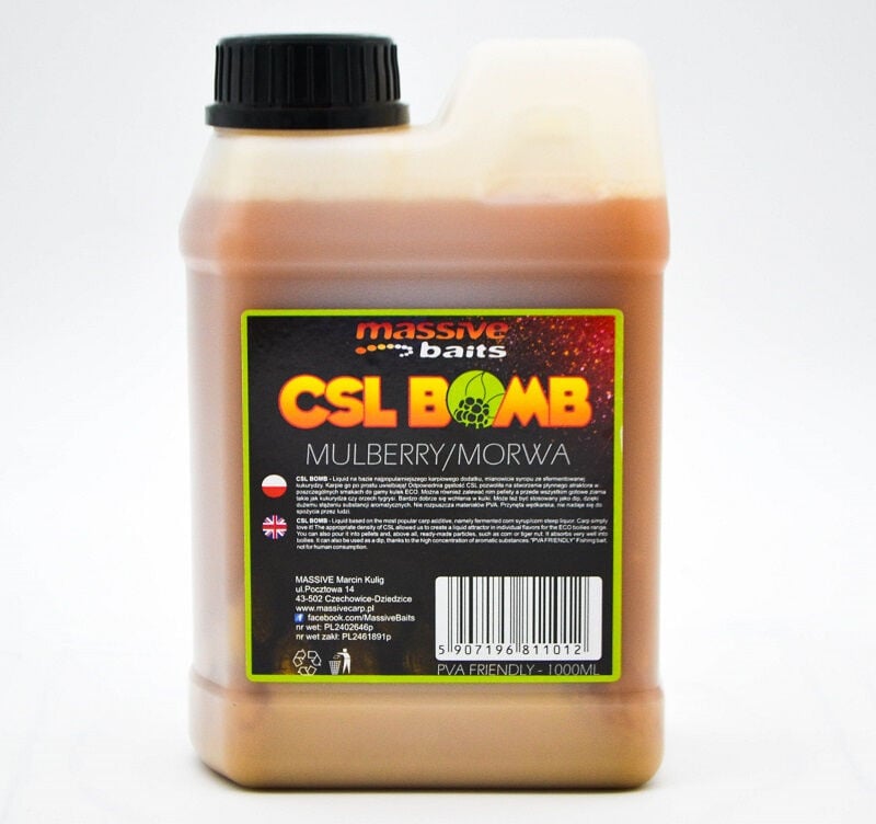 Massive Baits- CSL BOOMB Mulberry 1000ml- Liquid Dut Sazan Atraktör