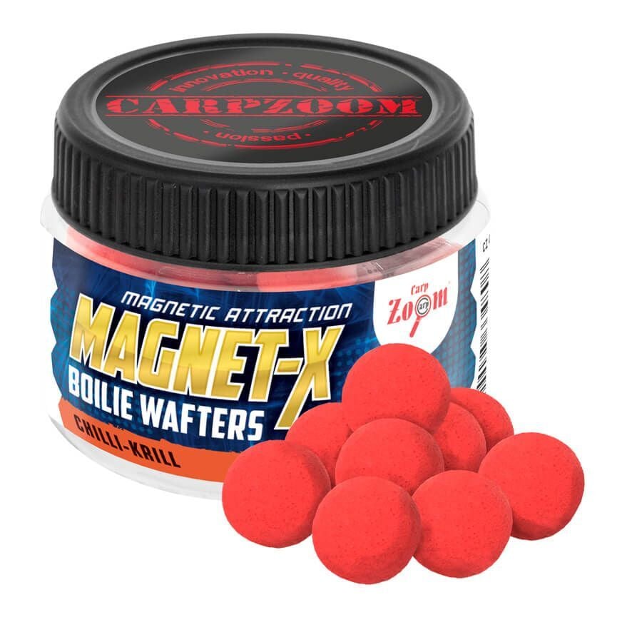 Carp Zoom Boilie Wafters Magnet-X Strawberry Fish, 50g Balanslı Kanca Yemi