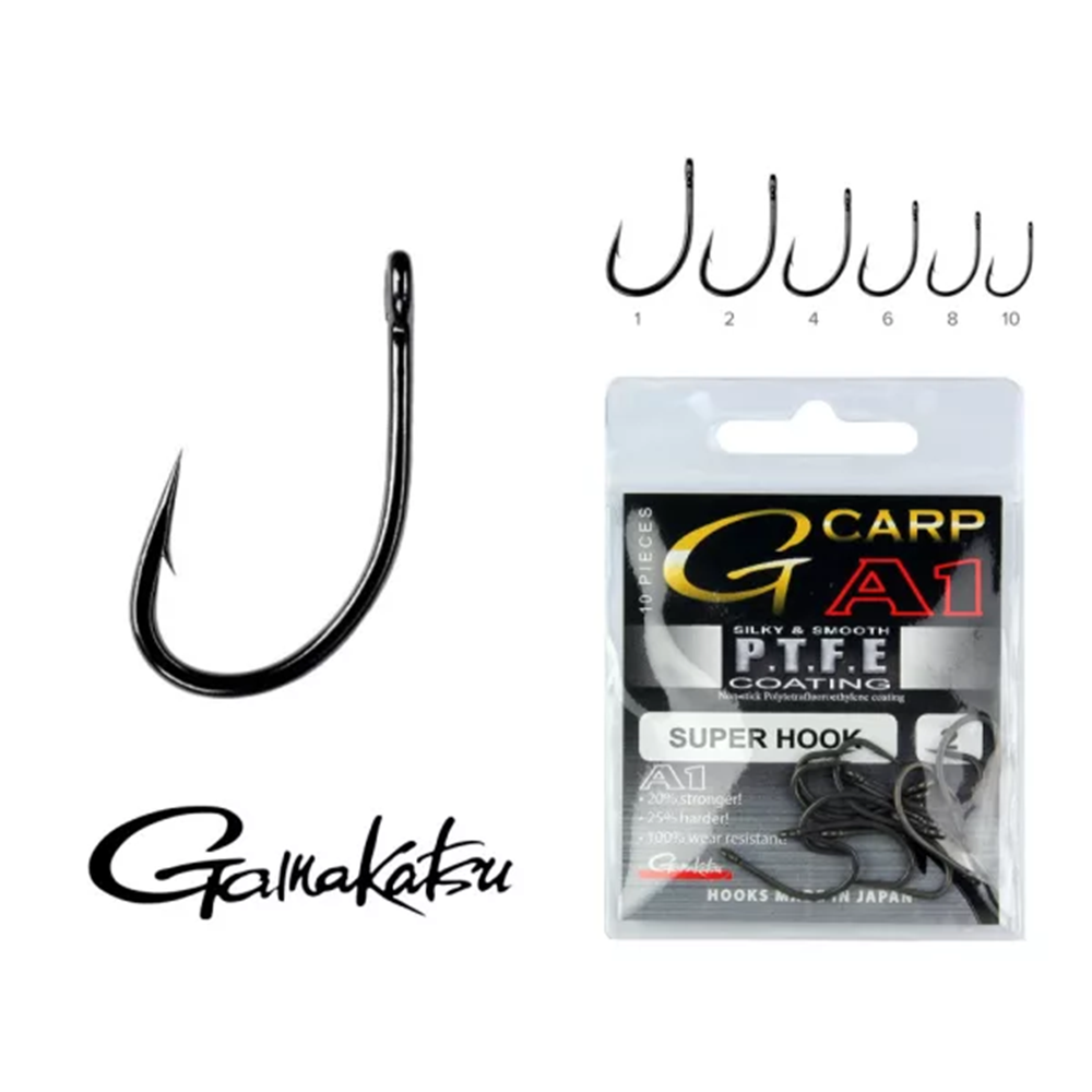 GAMAKATSU A1 G-CARP Super Hook PTFE No2