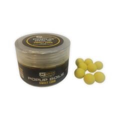 Meta Baits Popup Boilie 16mm Süt Mısır Aromalı Fluro Sarı Pop Up