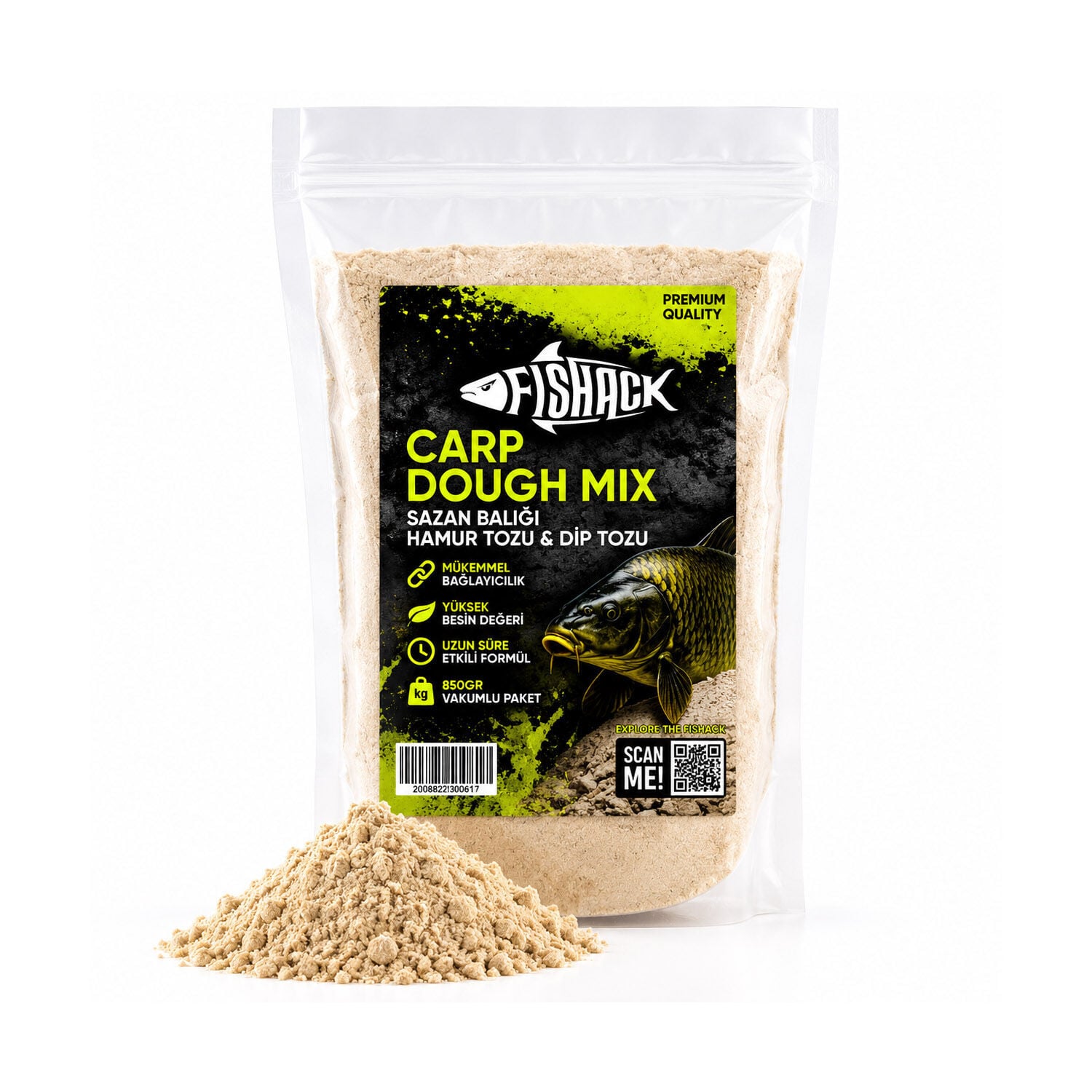 Sazan Hamur Tozu  Özel Katkılı Carp Dough Mix 850gr