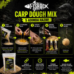 Sazan Hamur Tozu  Özel Katkılı Carp Dough Mix 850gr