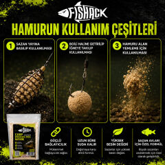 Sazan Hamur Tozu  Özel Katkılı Carp Dough Mix 850gr