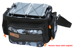 Fujin Black Camo Helper Bag - Balıkçı Çantası