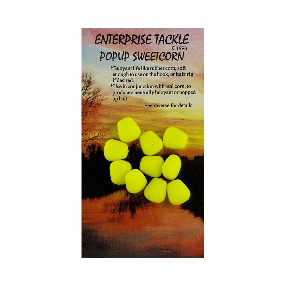 Enterprise Tackle Large Popup Fluro Yellow Sweetcorn Fluro Sarı Silikon Yem