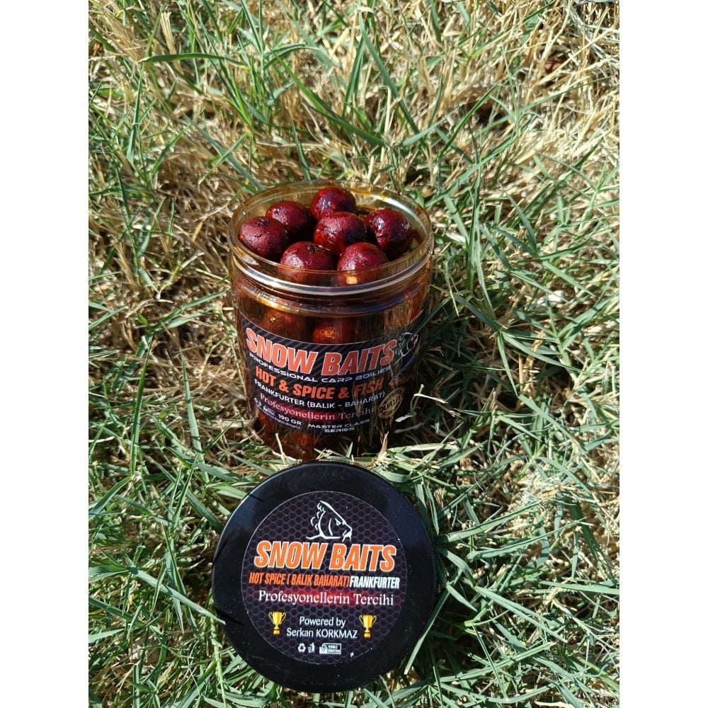Snow Baıts Hot Spıce Fısh Frankfurter Balık Baharat 18mm 190 Gr