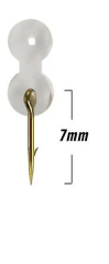Powerex Pratik Boilie Yem Takma İğnesi Aparatı 7 mm 12 Adet