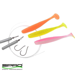 SPRO Dropshot Sit Silikon Yem 65 Flash Drop Shot Seti