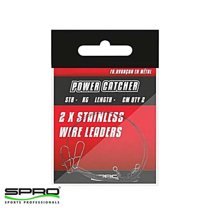 SPRO Power Catcher 16 kg 2 Adet Çelik Tel Lider