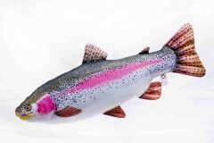 Gaby Fish Oncorhyncus Mykiss Alabalık Peluş Yastık 62cm
