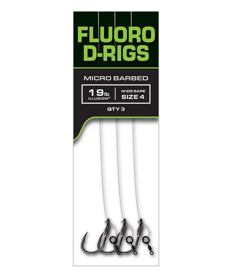 Fox Edges Illusion Fluoro D-Rigs No-4 3 Adet Sazan Rig