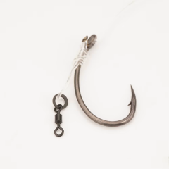 Hirisi AE044 20Pcs No12 Carp Fishing Hook Swivel With Ring İğne Yem Fırdöndüsü