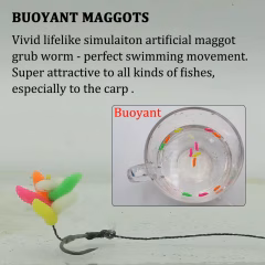 Rigtrip Carp Baits Pop Up Imitation Fluro Maggot 120 Adet Sazan Fluro Kurtçuk